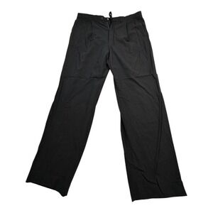 Ashbridge Super 110s European Design Black Pleated Wide Leg Trousers Men's 36X30